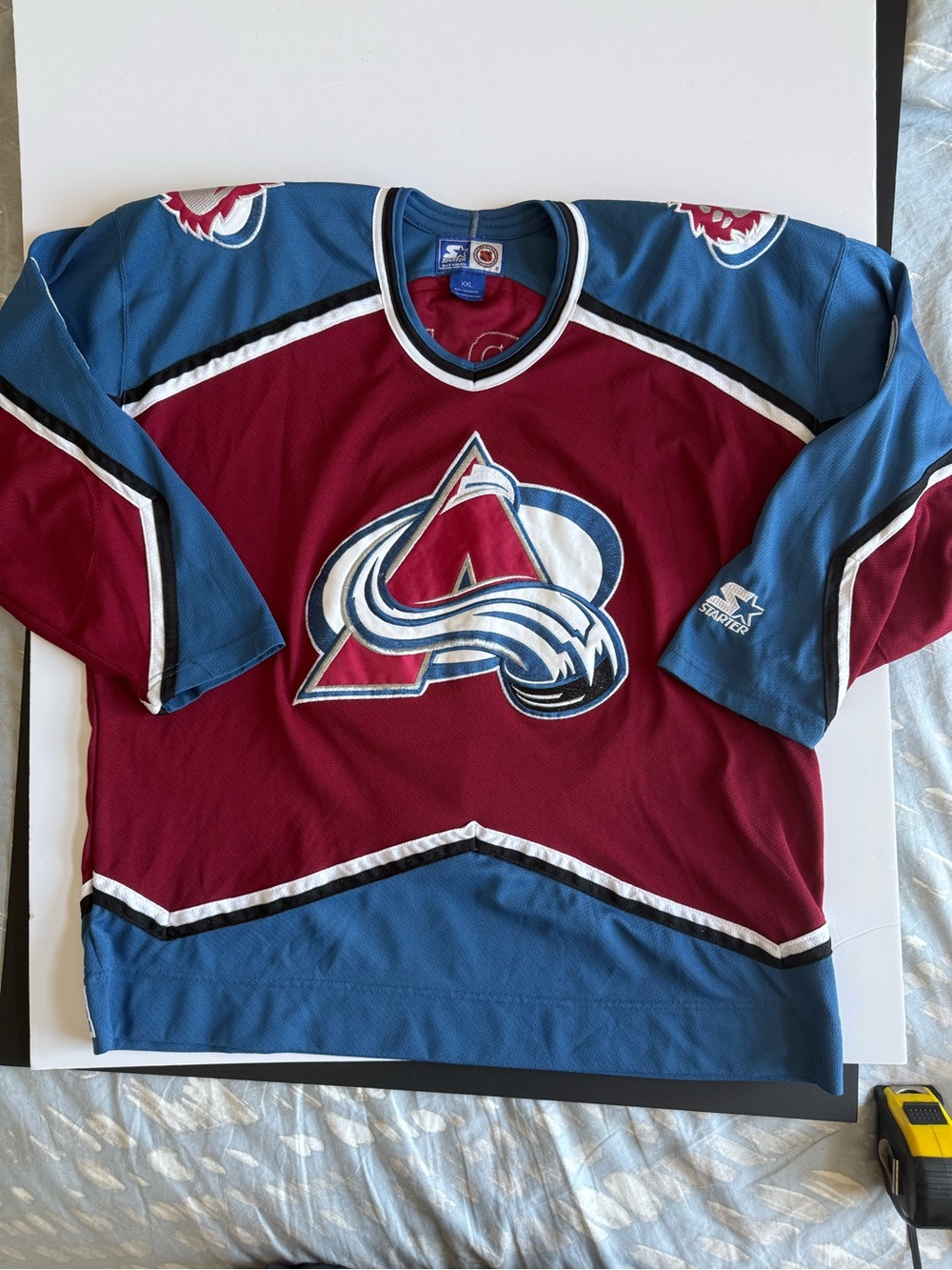 Starter Colorado Avalanche Paul Kariya Hockey Jersey Rare Vintage